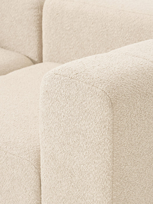 Boucl Modular Sofa Lena 4-seater with Ottoman leftright