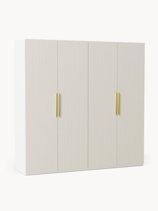 Modular Revolving Door Wardrobe Simone 200 cm Wide in various sizes