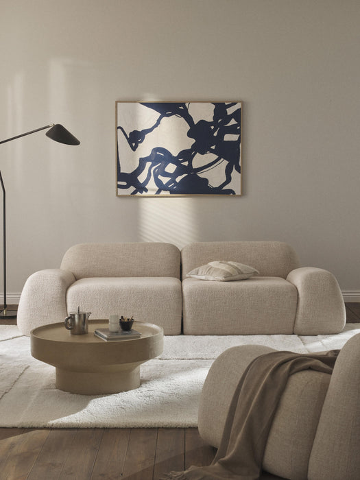 Modular Boucl Sofa Wolke 3-seater