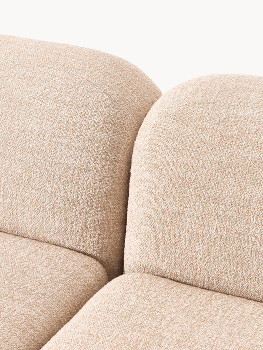 Modular Boucl Sofa Wolke 3-seater