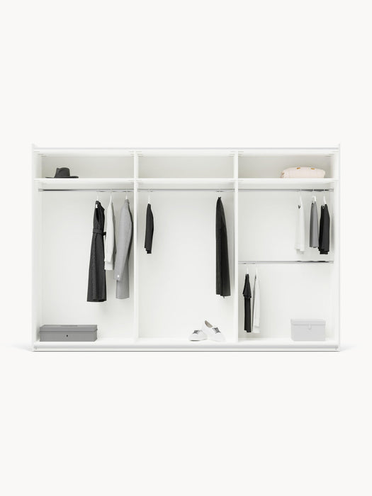 Leon Modular Sliding Door Wardrobe, 300 cm Wide, in various sizes