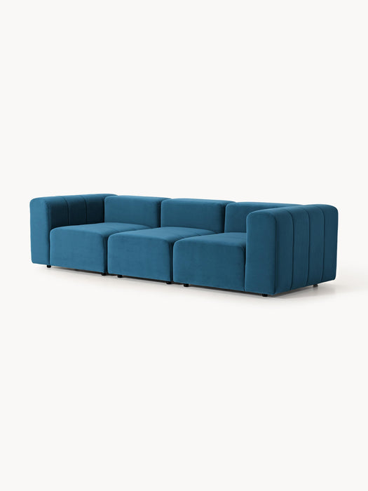 Modular Velvet Sofa Lena 4-seater