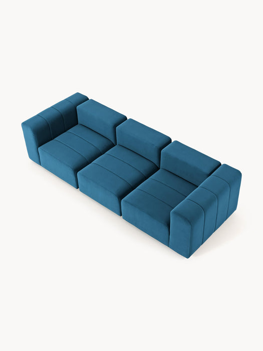 Modular Velvet Sofa Lena 4-seater