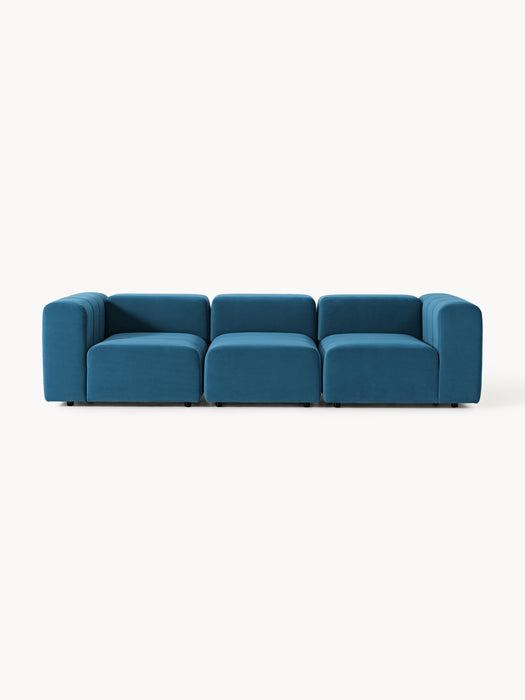 Modular Velvet Sofa Lena 4-seater
