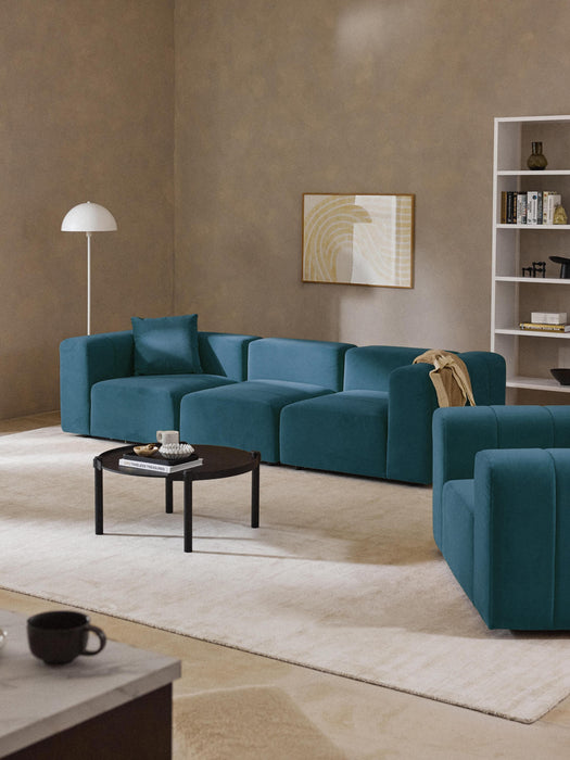 Modular Velvet Sofa Lena 4-seater