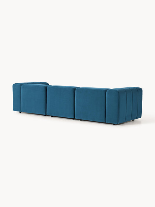 Modular Velvet Sofa Lena 4-seater
