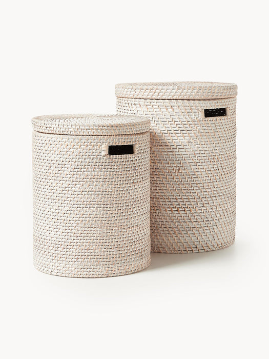 Lurdes Laundry Baskets with Lids, Set of 2
