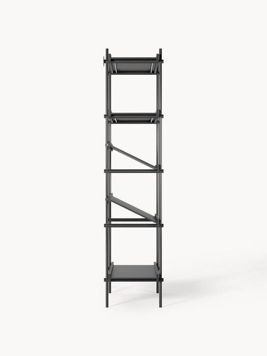 Tall Shelving Unit Rio with Slanted Shelves