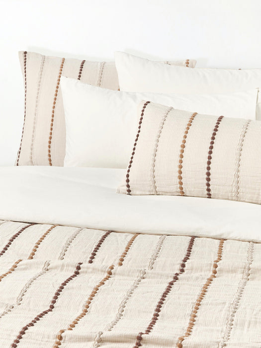 Cotton Percale Duvet Cover Arabella