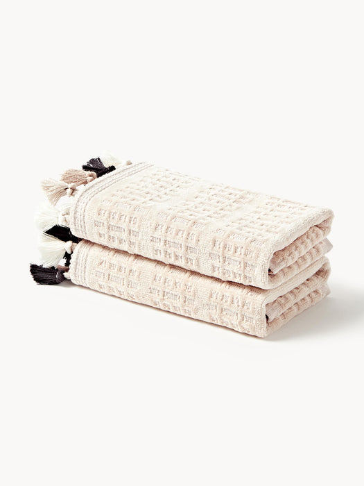 Velour Towel Tallulah with Decorative Fringes in various sizes