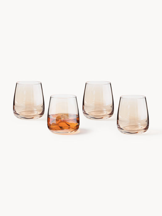 Mouth-Blown Tumblers Ellery Set of 4