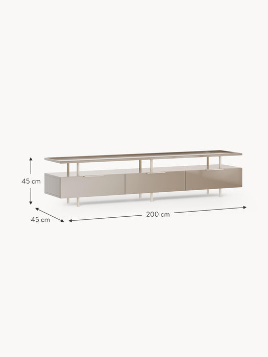 High-Gloss Lowboard Lennie