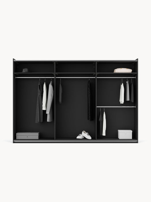 Simone Modular Sliding Door Wardrobe, 300 cm Wide, in various sizes