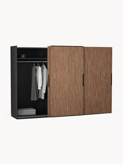 Simone Modular Sliding Door Wardrobe, 300 cm Wide, in various sizes
