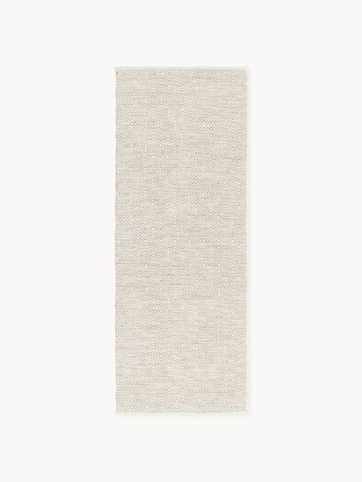 Rika Hand-Woven Indoor & Outdoor Runner with Diamond Pattern