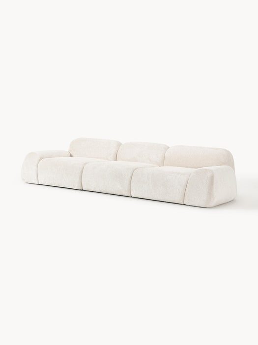 Wolke Modular Teddy Bouclé Sofa (4-seater)