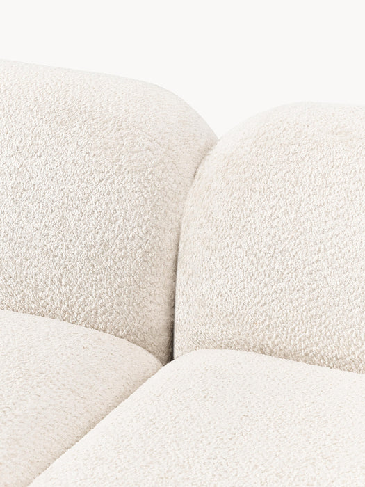 Modular Teddy Boucl Sofa Wolke 4-seater