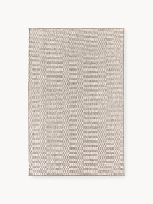 Indoor & Outdoor Reversible Rug Cort with Zigzag Pattern