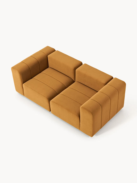 Modular Velvet Sofa Lena 2-seater