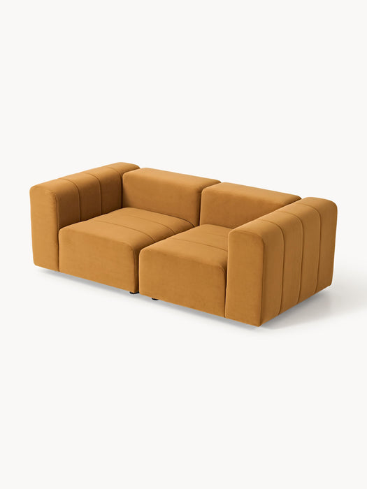 Modular Velvet Sofa Lena 2-seater