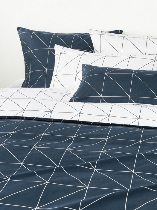 Patterned Cotton Duvet Cover Marla