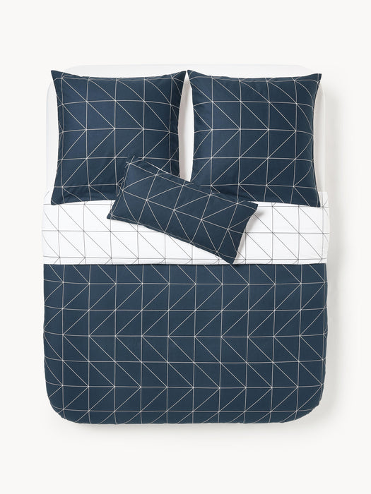 Patterned Cotton Duvet Cover Marla
