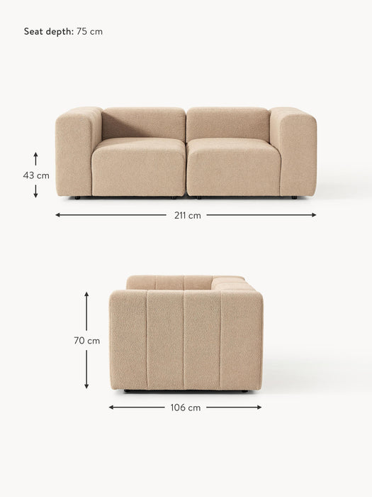 Boucl Modular Sofa Lena 2-seater