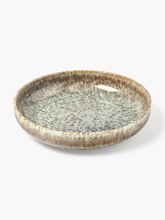 Danza Handmade Pasta Plates with Reactive Glaze, Set of 4