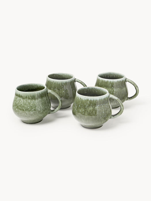 Macey Handmade XL Mugs, Set of 4