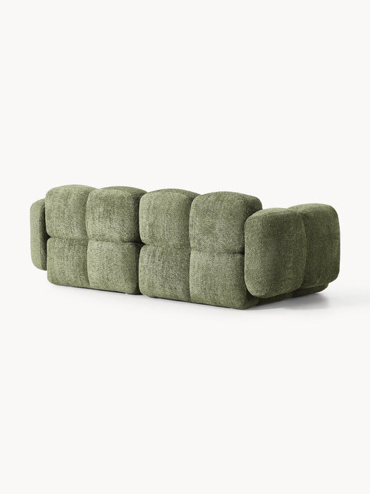 Modular Teddy-Boucl Sofa Tayla 2-seater