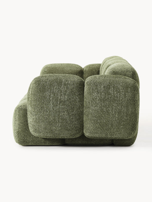 Modular Teddy-Boucl Sofa Tayla 2-seater