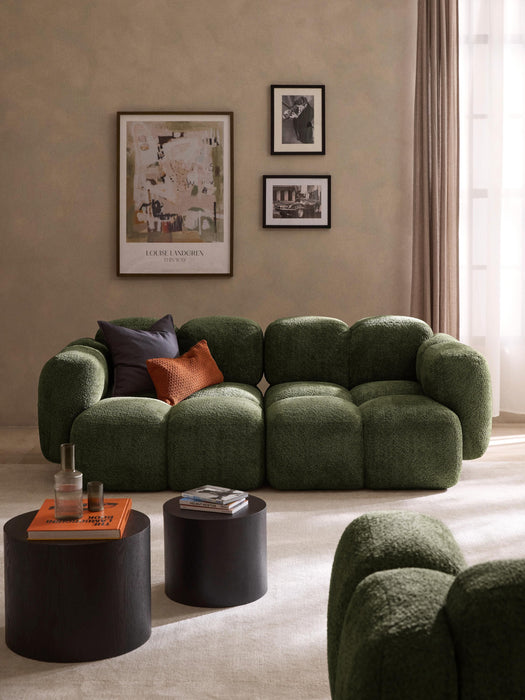 Modular Teddy-Boucl Sofa Tayla 2-seater