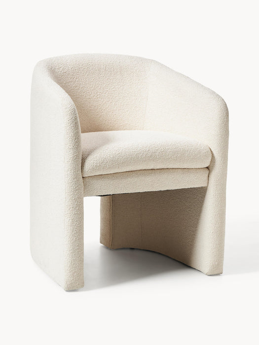 Boucl Dining Chair Mairo with Armrests