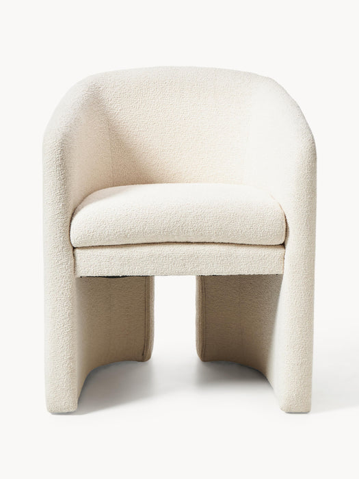 Boucl Dining Chair Mairo with Armrests