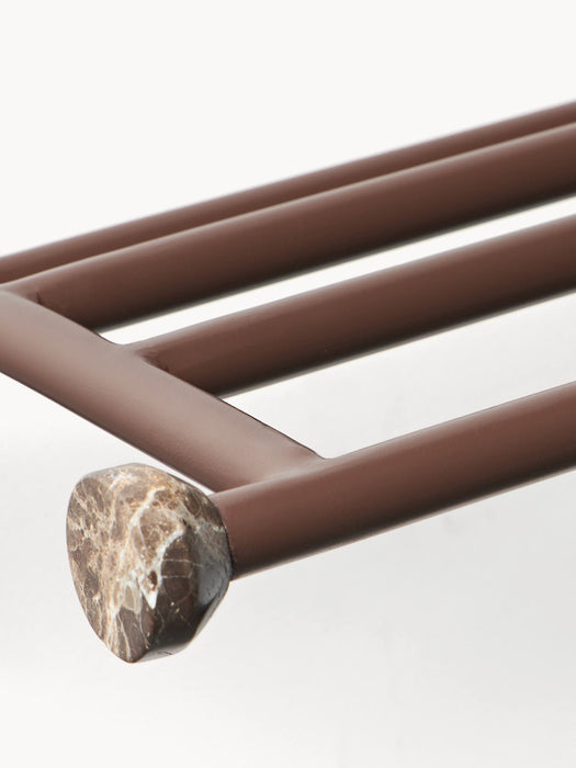 Disa Wall Rack with Marble Hooks