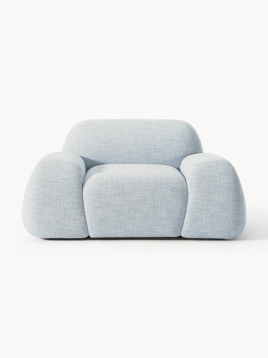 Wolke Bouclé Lounge Chair