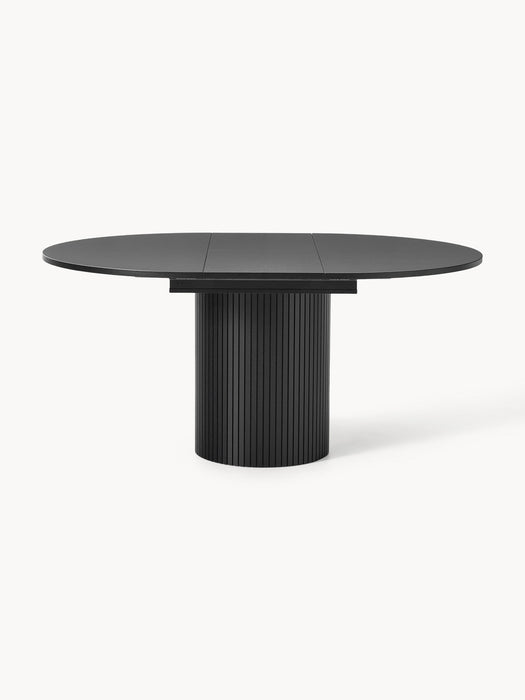 Filo Extendable Dining Table with Groove Structure, 120 - 160 x 75 cm