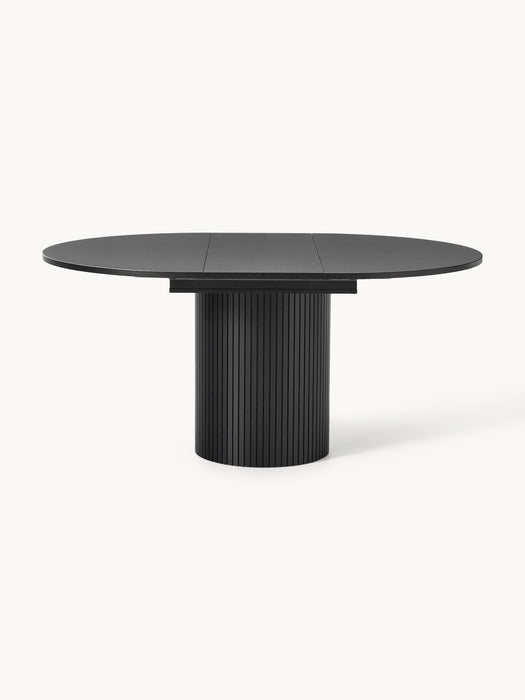 Filo Extendable Dining Table with Groove Structure, 120 - 160 x 75 cm