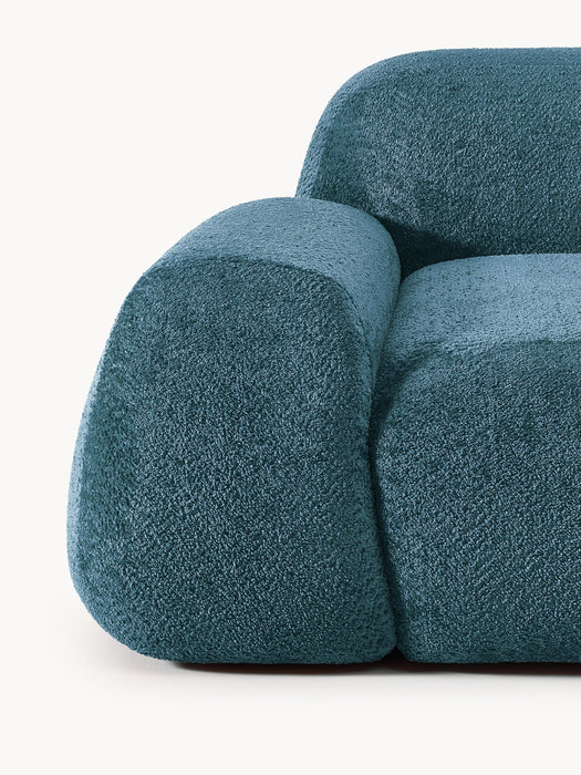 Modular Teddy Boucl Sofa Wolke 3-seater