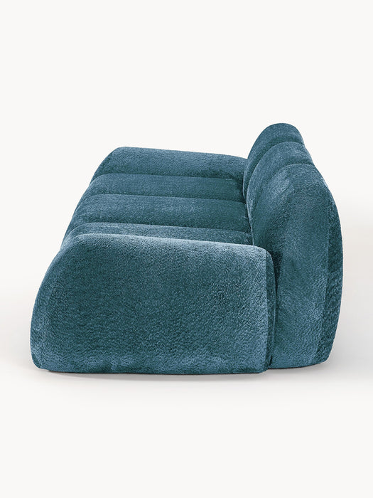 Modular Teddy Boucl Sofa Wolke 4-seater