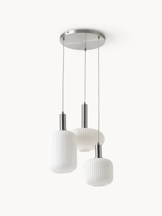 Candela Opal Glass Cluster Pendant Light
