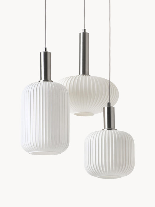 Candela Opal Glass Cluster Pendant Light