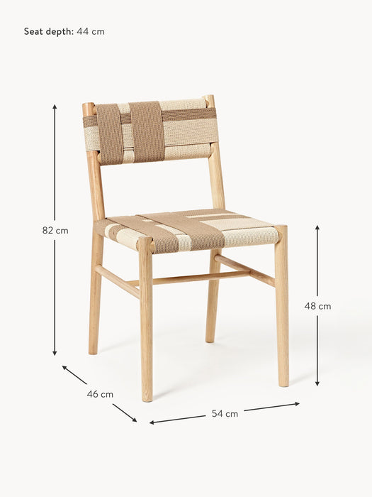 Ash Wood Dining Chair Mani