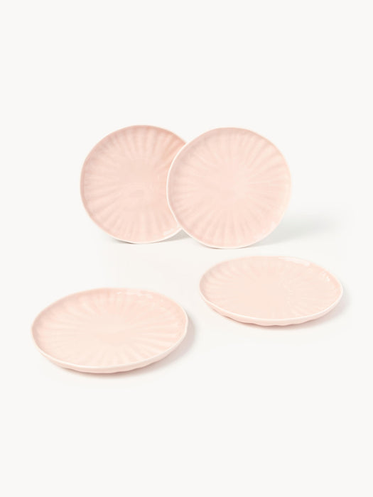 Porcelain Tableware Set Sali with Embossed Pattern 4 People Set of 12