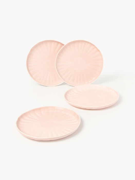 Porcelain Tableware Set Sali with Embossed Pattern 4 People Set of 12