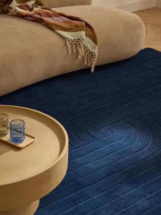 Mason High-Low Wool Rug, Hand-Tufted