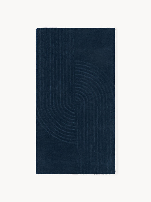 Mason High-Low Wool Rug, Hand-Tufted
