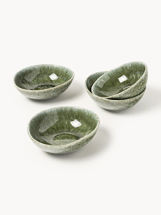 Handmade Organic Shaped Bowls Macey Set of 4