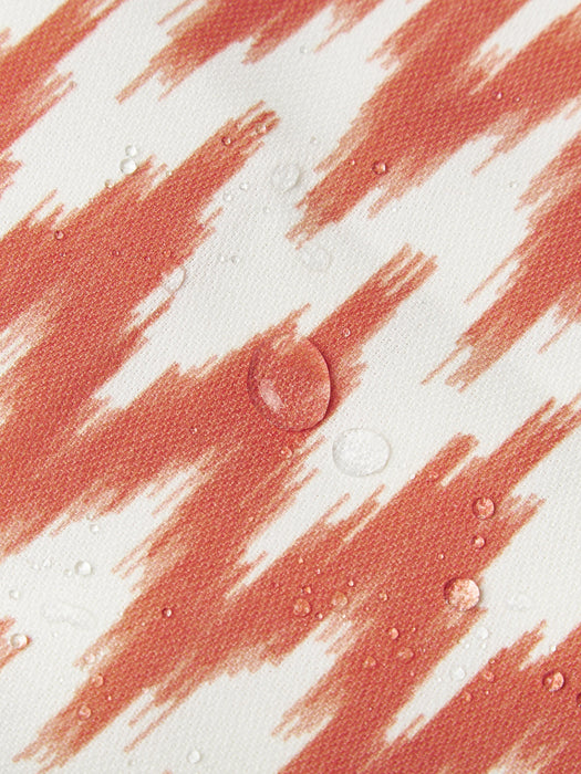 Outdoor Cushion Cover Maillot with Ikat Pattern