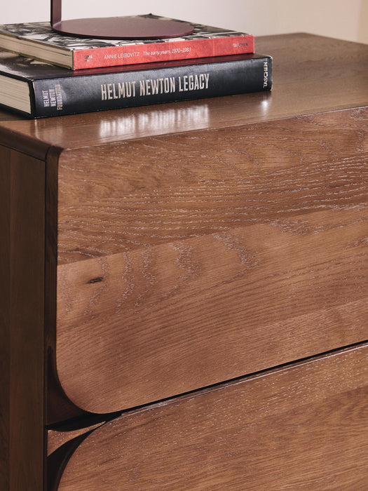 Oak Wood Chest of Drawers Cadi